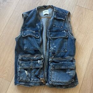 Zara Utility Denim Jacket